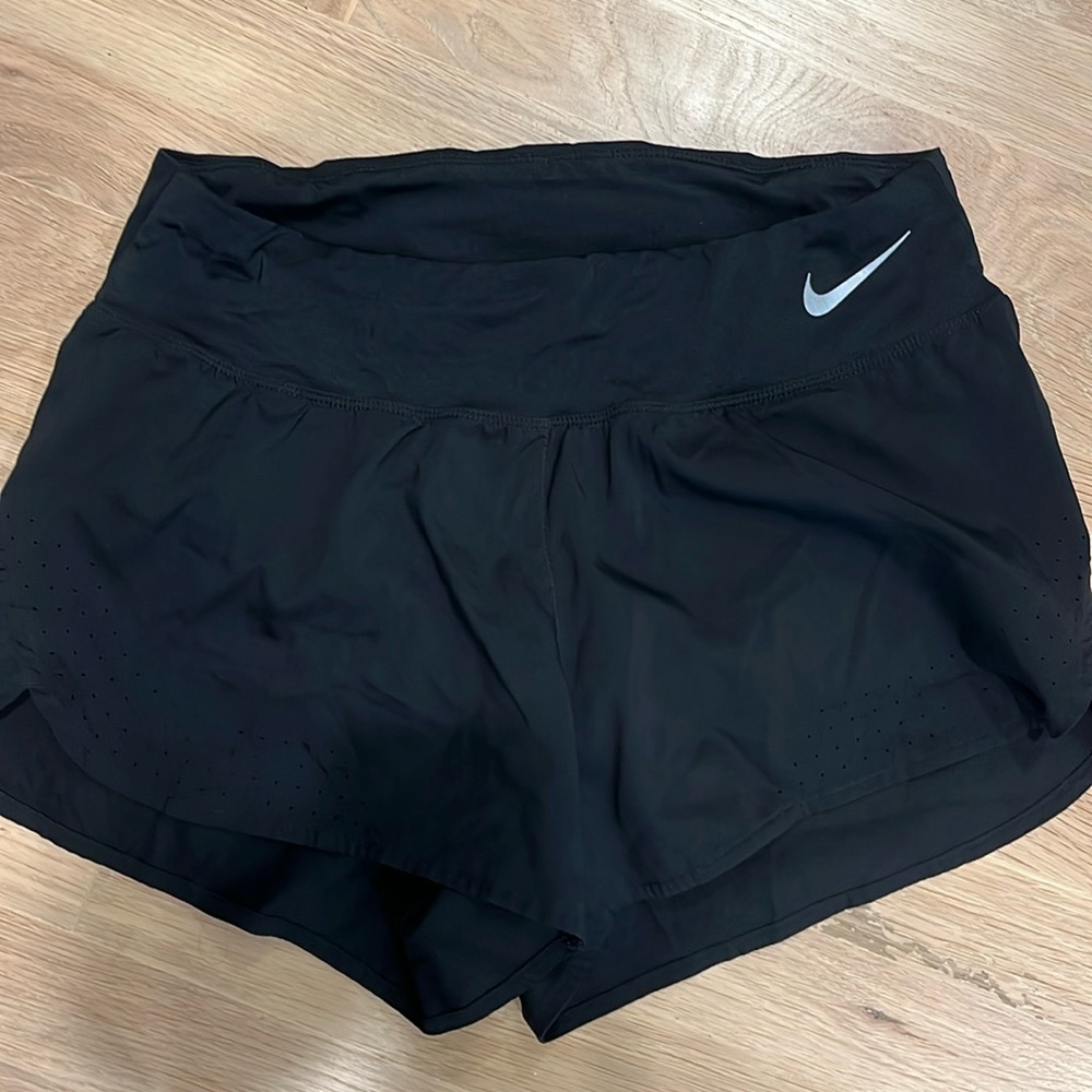 Nike Black Drifit medium running shorts